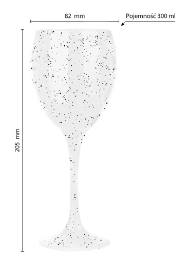 Pohár na víno 300ml Galaxy White