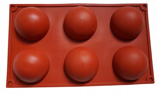 SILIKÓNOVÁ FORMA NA PEČENIE PLÁŠKOV, VEĽKÉ POLOGULY