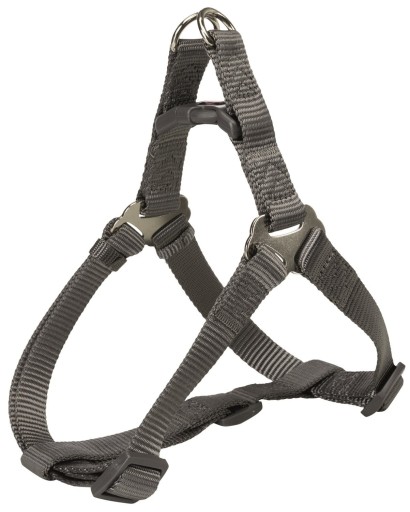 Prémiový postroj One Touch, XS–S: 30–40 cm/10 mm, grafit