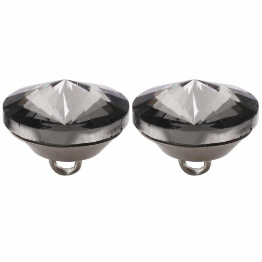 10x Gombík na čalúnenie 20mm Crystal C.Grey 10ks