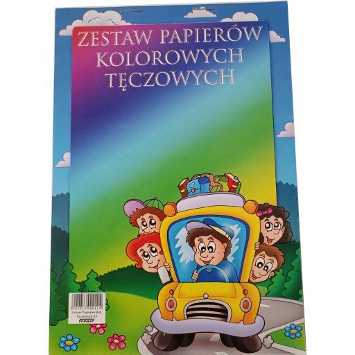 FAREBNÝ PAPIER KNIHA DÚHOVÝ FAREBNÝ PAPIER A5 8 LIST