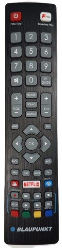 Diaľkové ovládanie Blaupunkt Netflix TV INFRARED Univerzálne diaľkové ovládanie televízora