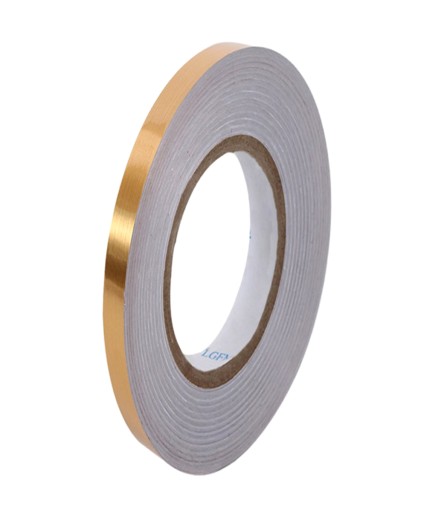 LEPIACE PÁSKA DEKORATÍVNA SAMOLEPIACA STUHA ZLATÁ STUHA 5MM/50M AG543E