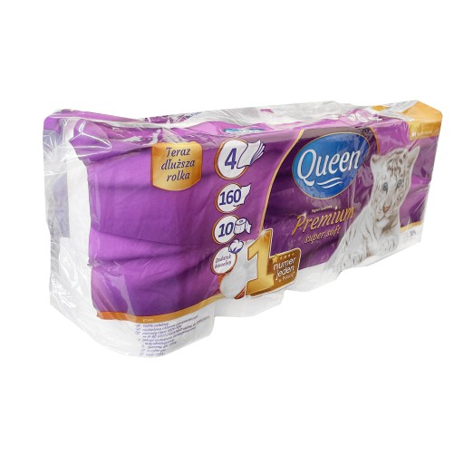 Queen toaletný papier neparfumovaný 10 ks.