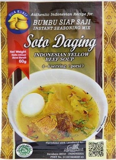 DUA KUALI BUMBU SOTO DAGING MIX 60G