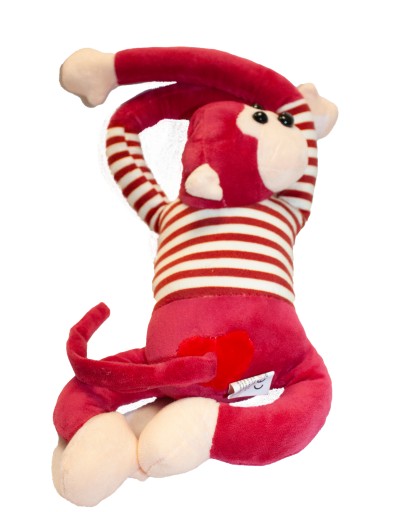 MONKE SO VELKÝM ZAHROMOM SO ZVUKAMI SKUTOČNEJ OPICE 55 cm E1827 EMAJ