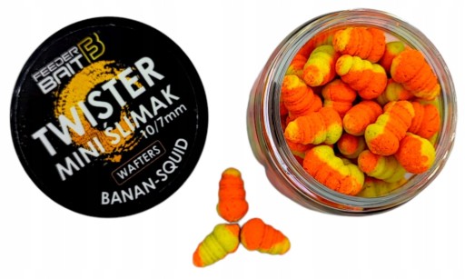 Twister Mini Slimák Feeder Návnada JAHODOVÁ RYBA