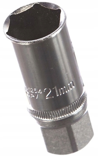 YATO - ZÁSUVKA NA SVIEČKU 1/2'' 6-SIGNÁLOVÝ KĽÚČ 21MM