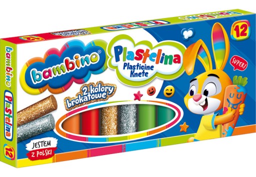BAMBINO plastelína (12 col)