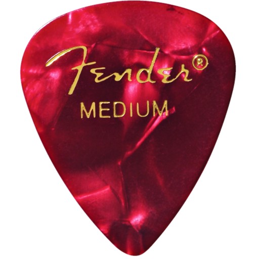 Gitarové trsátko Fender Red Moto Gross Medium