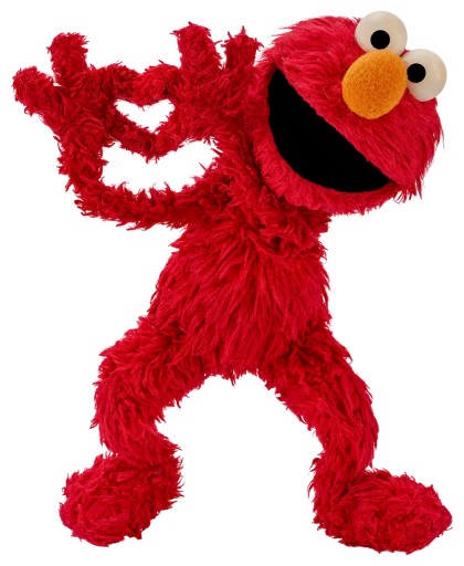NÁLEP NA ZRKADLO SEZAM ULICE ELMO