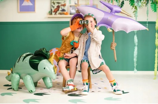 DINOSAUR TRICERATOPS fóliový balón narodeninová PARTY Dino VEĽKÝ STOJACÍ 101cm