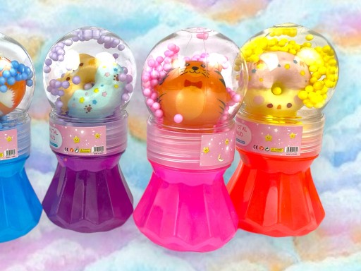 SLIME senzorické PLASTOVÉ A STYROPENOVÉ SQUISHY GULIČKY