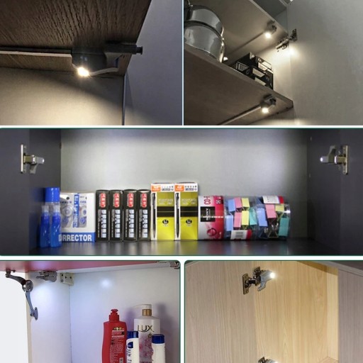 2x SUPER SVIETIDLO DO SKRIŇKY NA VÝPÁTOVÉ DVERE, 3LED