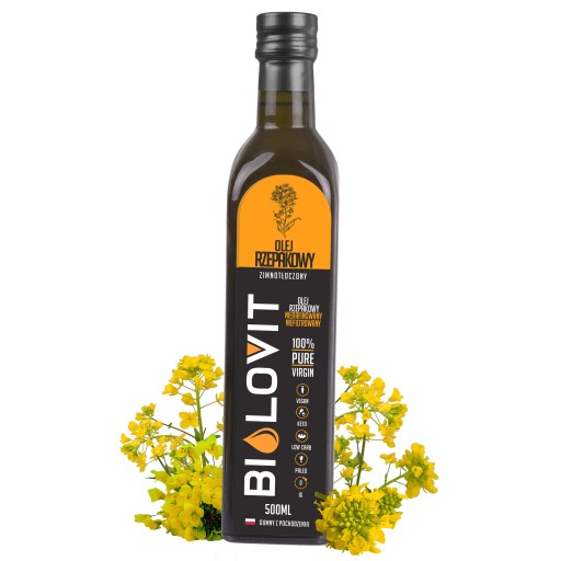 Za studena lisovaný repkový olej Bilovit 500 ml