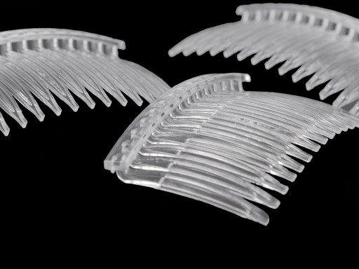 HREEN NA VLASY, CLEAR hrebeň, barrette, clip
