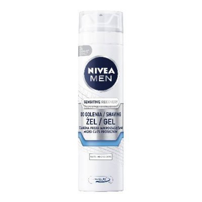 NIVEA MEN Sensitive regeneračný gél na holenie, 200 ml