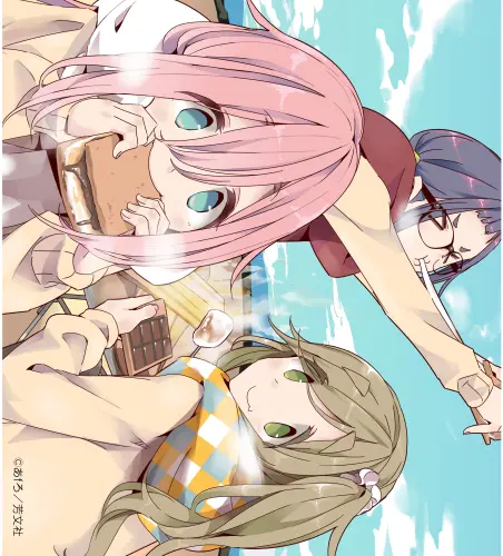 Anime Manga Yuru Camp Plagát yc_041 A2 (vlastné)