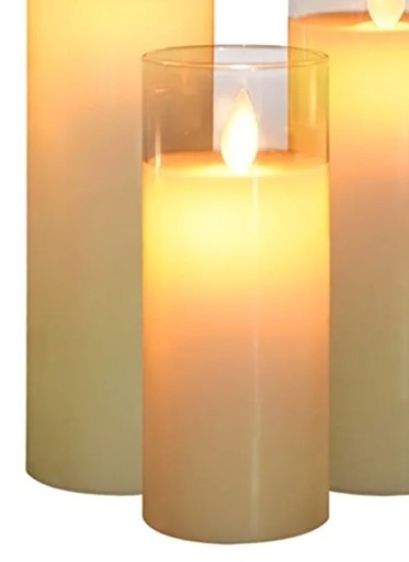 LED ELEKTRICKÁ SVIEČKA Zlatý plameň 12,5 cm