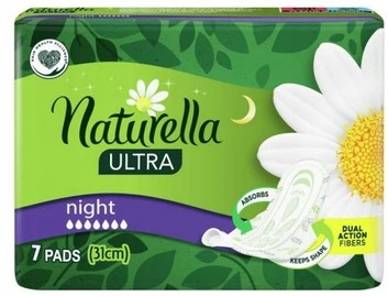 Naturella ULTRA Noc s krídlami. hygienické vložky 7 ks