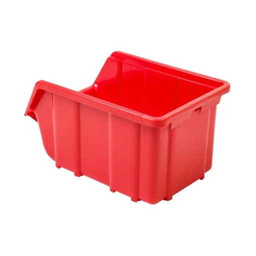 Organizér kontajnerov na odpadky červený 245x160x126
