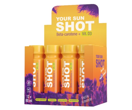 Váš Sun Shot Vit. D3 Nápoje na opaľovanie 80ml