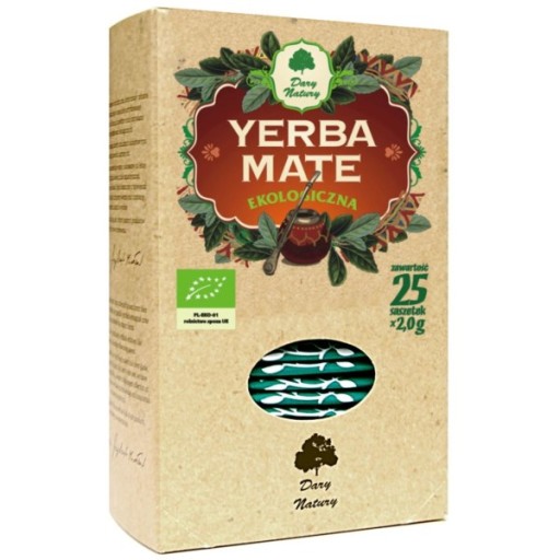 YERBA MATE BIO 25 X 2 G DARY NATURA