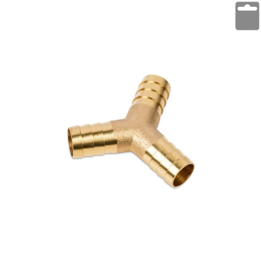 Mosadzný káblový konektor, 3 strany Y 12,5 mm