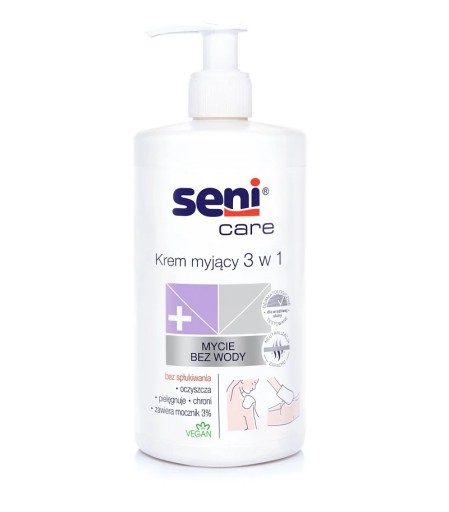 SENI CARE 3v1 umývací krém 3% urea 500ml