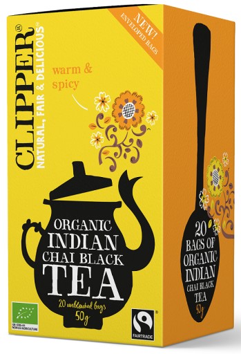 ČIERNY ČAJ ČAJ SO ŠKORICOU A KLÍČIKOM FAIR TRADE BIO (20 x 2,5 g) 50