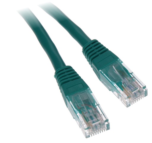 Patchcord RJ45/6/0,5-GREEN 0,5m zelený kat.6