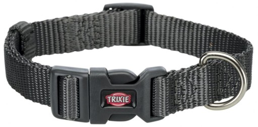 Trixie PREMIUM nylonový obojok pre psov S-M; Grafit