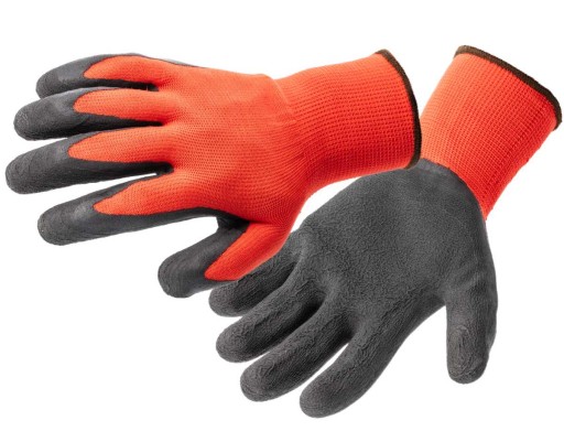 RUKAVICE Pracovné rukavice LATEX veľkosť 9