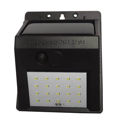 SLNEČNÁ LAMPA SO SÚMRAKOVÝM SNÍMAČOM NÁSTENNÁ LAMPA 20SMD