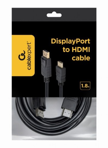 Kábel GEMBIRD DisplayPort na HDMI 1,8 m