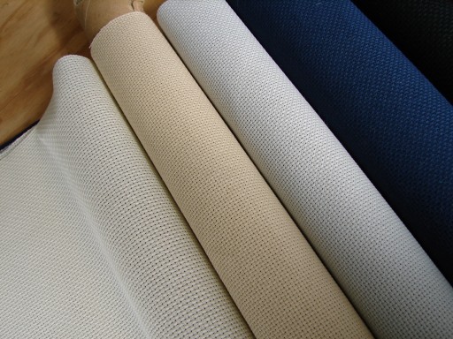 AIDA plátno, farba KRÉMOVÁ, 44o/10 cm, šírka 75 cm