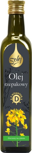 S'olej Repkový olej s vitamínom D, lisovaný za studena