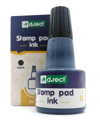 D.rect štandardný atrament na pečiatky 30 ml čierny