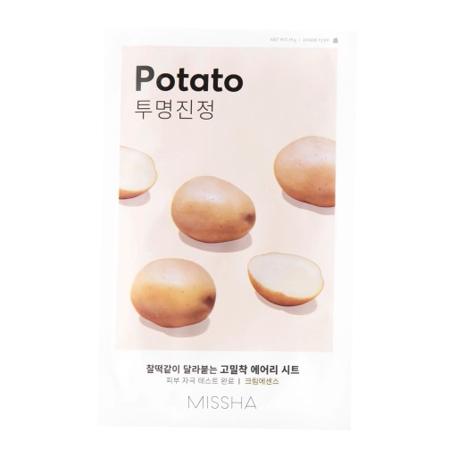 Missha Airy Fit Sheet Mask Upokojujúca maska so zemiakmi