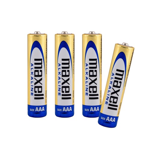 Batérie AAA Alkaline R3 1,5V Maxell Výkonné 4 kusy Originál