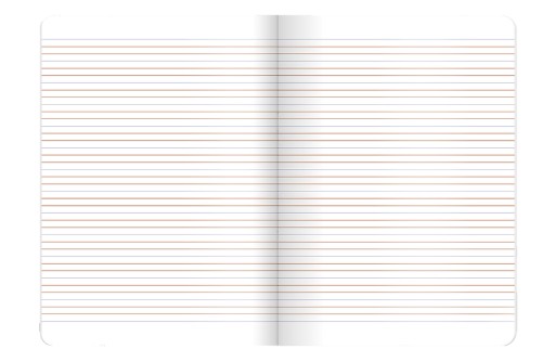 TOP 2000 KNIHOMOR RETRO NOTEBOOK A5 16 LIST DVOJRAD.
