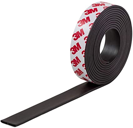 MAGNETICKÁ PÁSKA s lepidlom 3M, SAMOLEPIACA, ROZMERY: 100cm / 10mm / 1,5mm