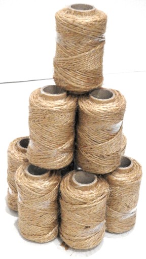 DEKORATÍVNA JUTOVÁ BALiaca Šnúrka, OZDOBY, 250 g, 1 ks.