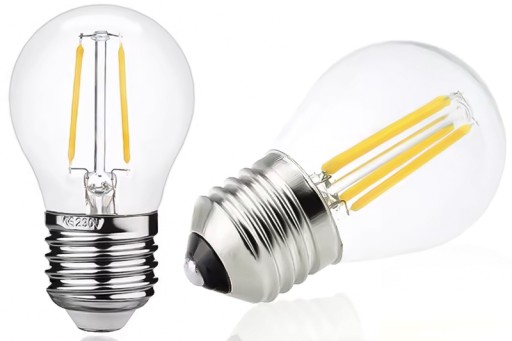 DEKORATÍVNA LED ŽIAROVKA ZÁVIT E27 2700K TEPLÁ BIELA GUĽA DEKORATÍVNE VLÁKNO