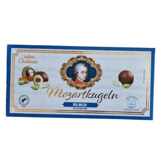 Chateau Mozartkugeln Vollmilch. marcipánové guličky v mliečnej čokoláde 200