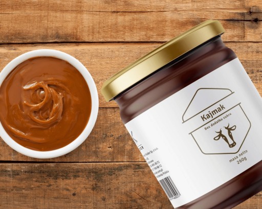 Kajmak BEZ CUKRU Kajmakowa fudge mass 260g cheat na KETO s erytritolom