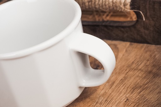 MERKURY LUBIANA biely porcelánový pohár, 250 ml