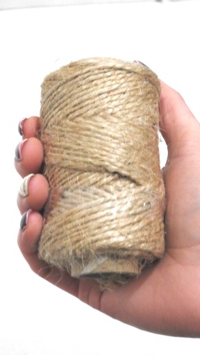 DEKORATÍVNA JUTOVÁ BALiaca Šnúrka, OZDOBY, 100g, 1 ks.
