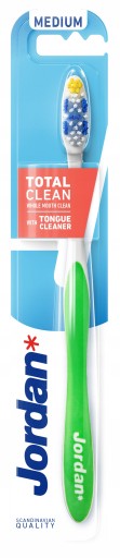 Zubná kefka JORDAN Total Clean strednej veľkosti