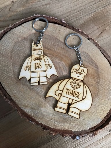 Superman, Batman a ďalšie kľúčenky s vaším menom
